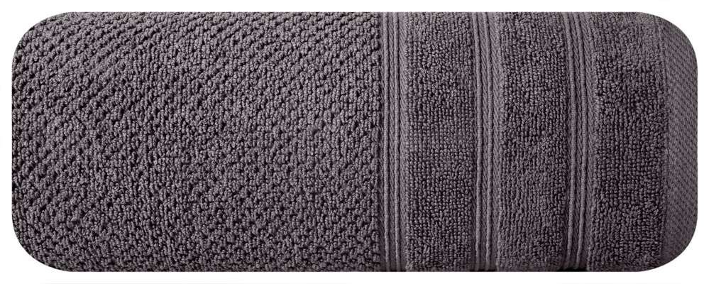 Euro Firany Ręcznik 50 x 90 Design Kol. Pop 05 Grafit 1203837