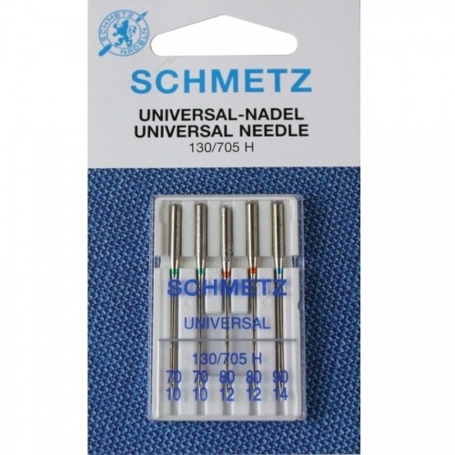 Schmetz Igły półpłaskie 130/705H uniwersalne MIX 70-90 5 szt. 130/705H H MIX