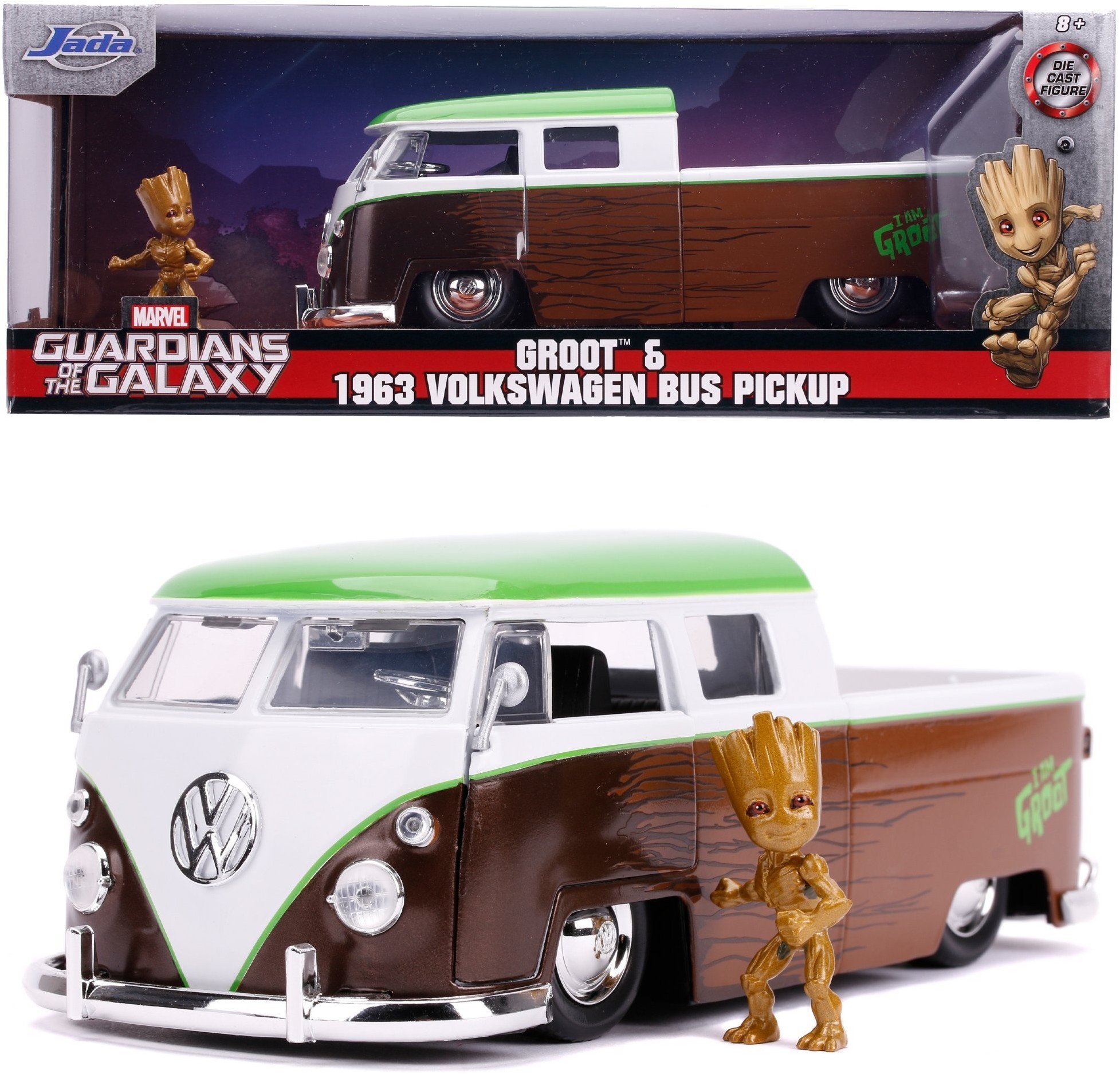 Jada Toys Groot i Volkswagen Bus Pickup 253225013