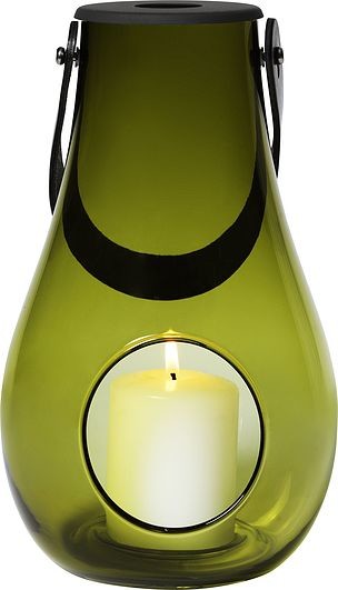 Holmegaard Lampion Design With Light 25 cm oliwkowy 4343547