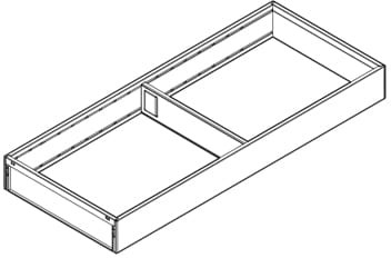 Blum AMBIA-LINE stalowa rama do szuflad standardowych, NL=500 mm, szer. 200 mm ZC7S500RS2