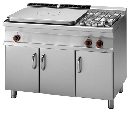 RM Gastro Kuchnia żeliwna gazowa z szafką TP2 712 G/P TP2-712-G/P