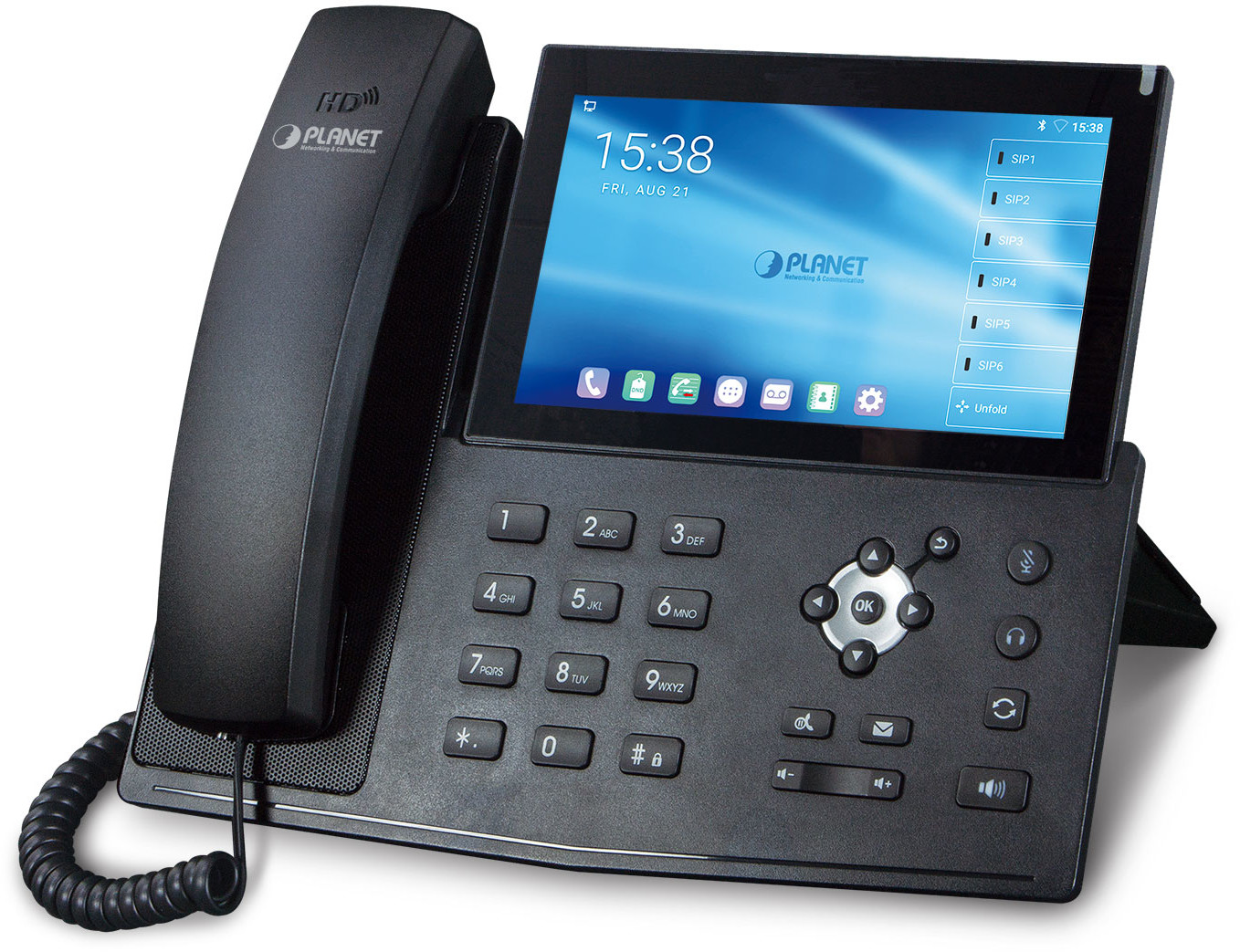 Planet High Definition Touch Color Telefon konferencyjny IP ICF-1900