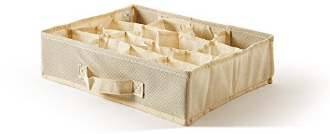 Perfetto Pi Szuflada idealnie więcej Easy Box organizer TNT 16 stanowisk roboczych, materiału, ecru, 35.0 x 28.0 x 9.0 cm 16101