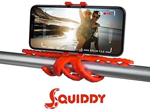 Celly Elastyczny statyw SQUIDDY do smartfonów do 6,2 cala i aparatów fotograficznych SQUIDDYRD