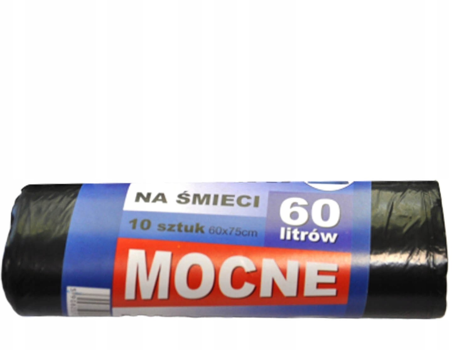 Worki na śmieci worek 60L czarne mocne 10szt