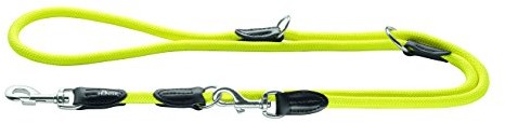 Hunter Freestyle Neon regulowany smycz dla psa, Tau, żółty neonowy