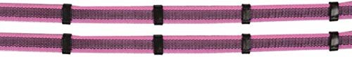 HKM 4057052323393 Cugle tkane z gumą -Colour-9139 czarny/różowo-krwisty 4057052323393
