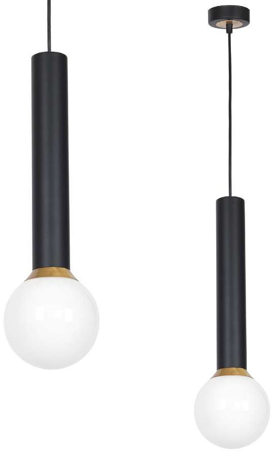 Milagro Lampa wisząca Auris 1 Czarny MLP4835 - MLP4835