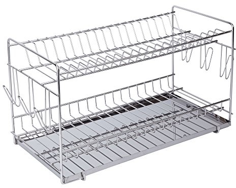 Sauvic Talerz sauvic 90970 suszenia rack na 20 ze stali nierdzewnej 49 x 22,5 x 27 cm 90970