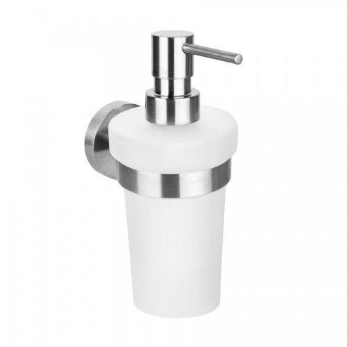 Nordaqua Dozownik mydła naścienny 250ml stal nierdzewna / szkło mat X-STEEL XS101