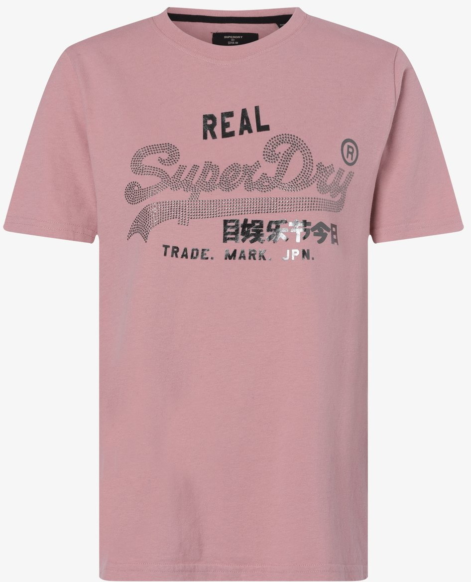 Superdry T-shirt damski, różowy