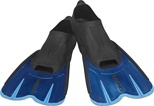 Cressi Agua, płetwy dla kobiet i mężczyzn, krótkie - Made in Italy, niebieski, 31W x 32L DP206231