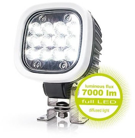 WAŚ Lampa LED robocza 7000lm 12LED rozproszone 1207 was1207