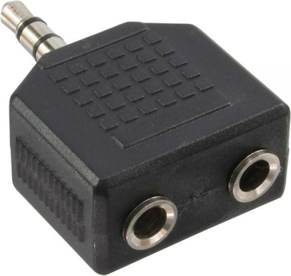 InLine Adapter AV Audio 3.5mm męski 2x 3.5mm Stereo żeński 99301