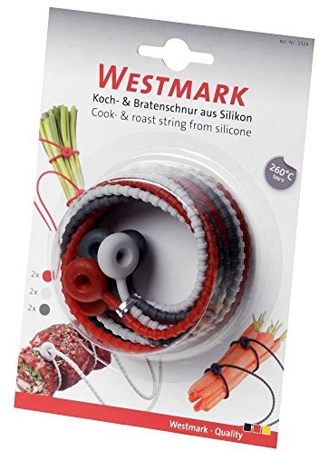 Westmark 1524 zaciski silikonowe do wiązania rolad i żywności, 6 sztuk 15242280