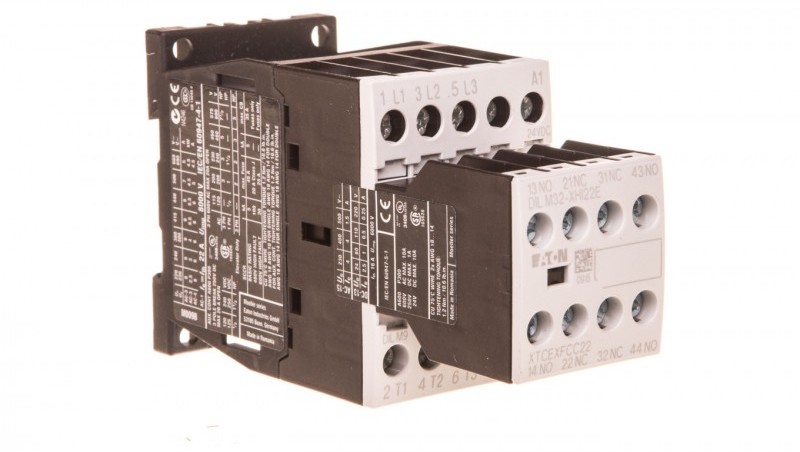Eaton Stycznik mocy 9A 3P 24V DC 2Z 2R DILM9-22(24VDC) 106368 106368