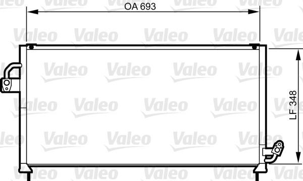 VALEO skraplacz 814268