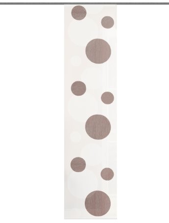 Home Fashion Home fashion 87984  840 schiebewand Scherli, 245 x 60 cm, woal, brązowy 87984-840
