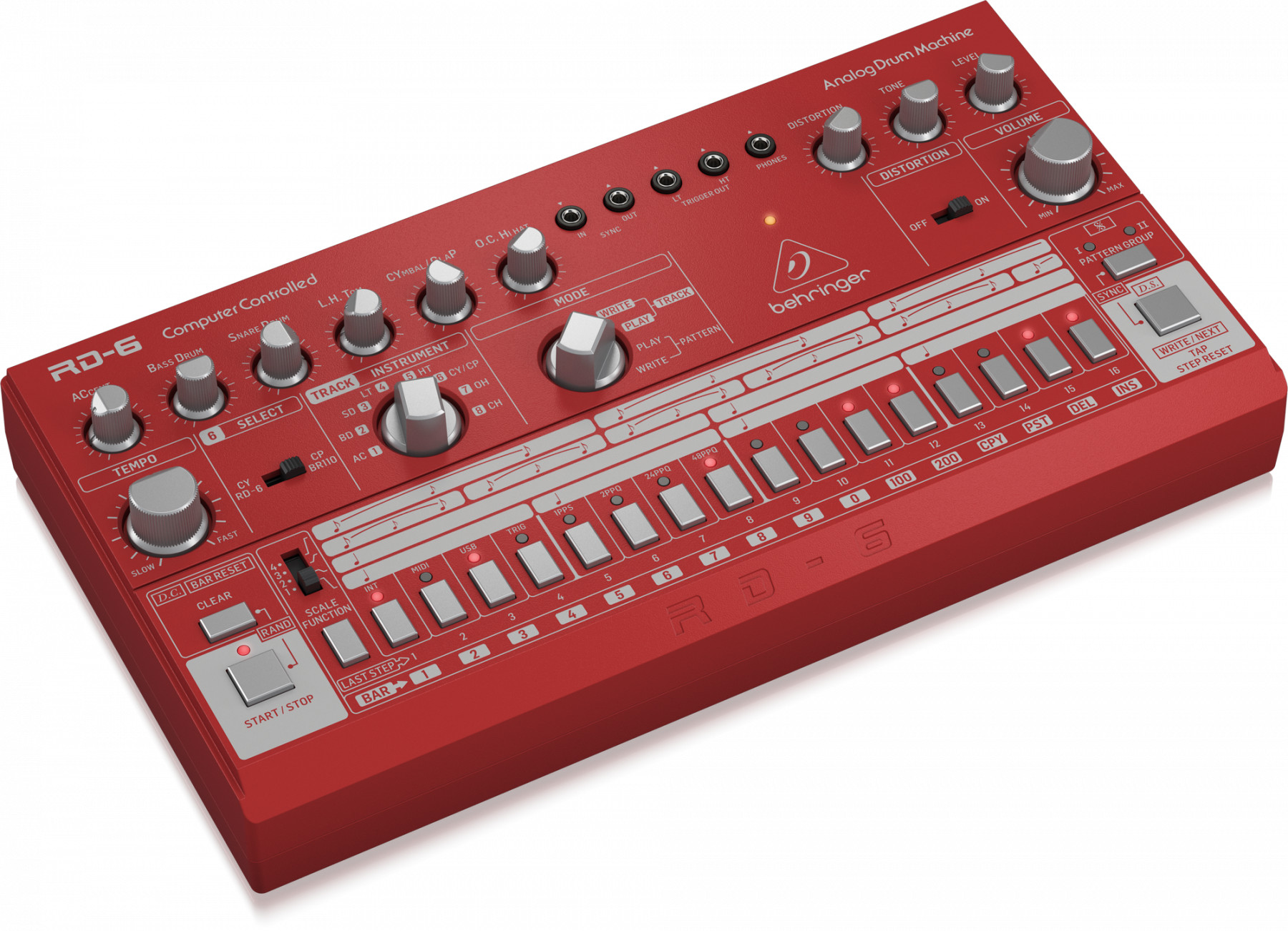 Behringer Behringer RD-6-RD - analogowa maszyna perkusyjna