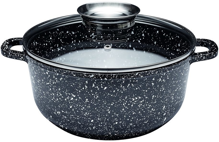 Konighoffer Kingstone Aroma 5,2 L Szary Garnek Aluminiowy Z Pokrywką
