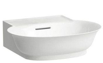 Laufen The New Classic Umywalka wisząca mała bez otworu na baterię 50x45 cm z przelewem biała H8158520001091