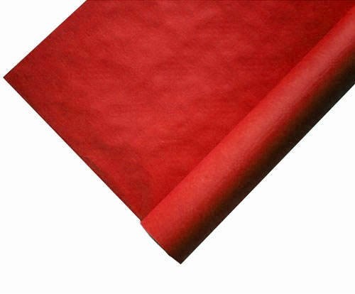 Werola werola 202123  obrus papieru, 100 cm X 10 m Czerwony 202123