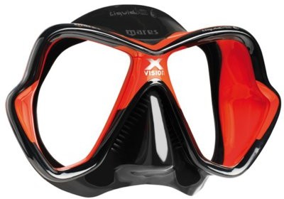 Mares Maska do nurkowania X-Vision Ultra Liquidskin Czarno-czerwony