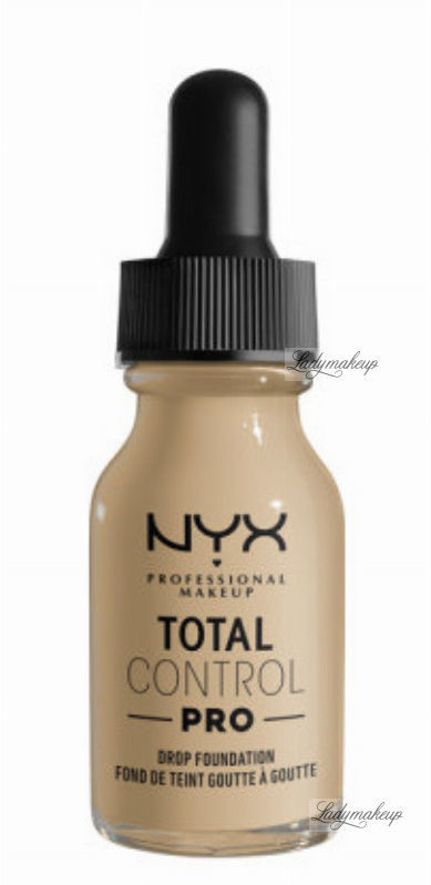 NYX Professional Makeup Professional Makeup - TOTAL CONTROL PRO - DROP FOUNDATION - Podkład do twarzy w kropelkach - 13 ml - 6.5 - NUDE NYXTKML-13ML-09