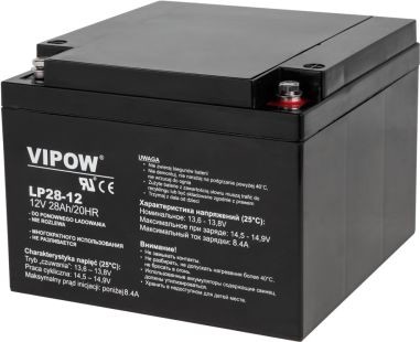 Vipow Akumulator żelowy Vipow 12 V 28 Ah BAT0230