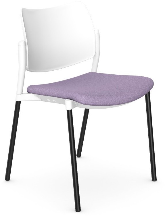 Intarseating Krzesło tapicerowane TIM plastikowe oparcie KB-TIM-PTW-101-01