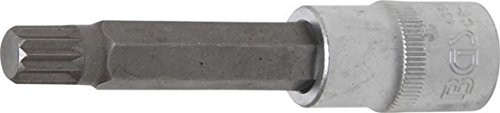 BGS wkładka bit, 1/2 cala, uzębienie wewnętrzne, 100 MM długości, M12, 1 sztuki, 4363