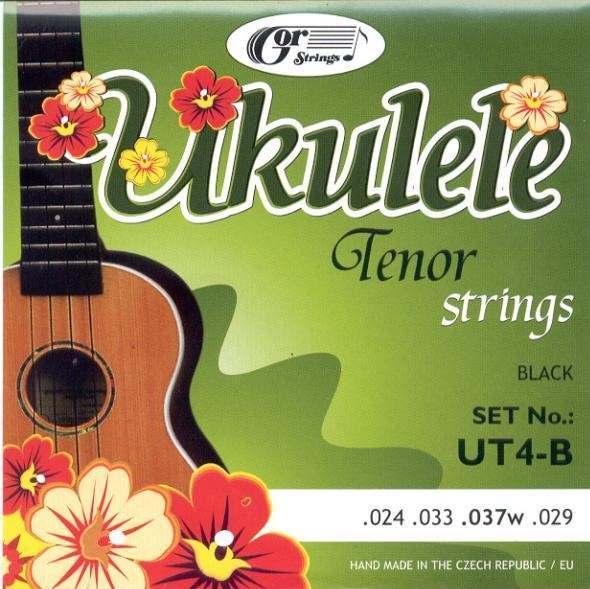 Gorstrings UT4-B Black Struny do Ukulele Tenorowego Gratis Prezent od Kup Instrument! UT4-B