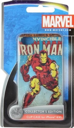 PDP IP-1411 Marvel Iron Man Bling Hard Cover pokrowiec ochronny do Apple iPhone 4/4S IP1411