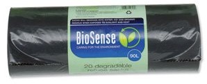 Addis addis 90L biosense degradable Refuse Sack Black  504870 504870