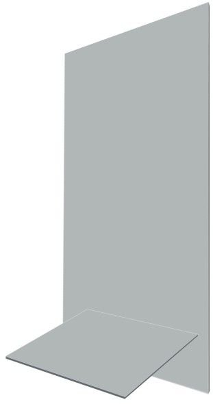 Płyta ścienna PCV 2440 x 610 mm szara 1,48 m2 HF7047