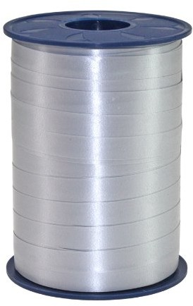 Unbekannt Präsent America wstążka metalizowana, 10 mm, 250 m, srebrna 2549-631