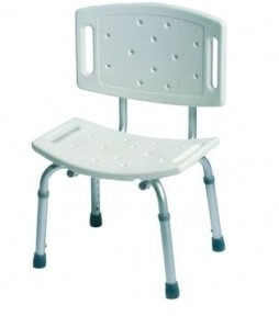PDS CARE Krzesło rehabilitacyjne prysznicowe z oparciem PLS029