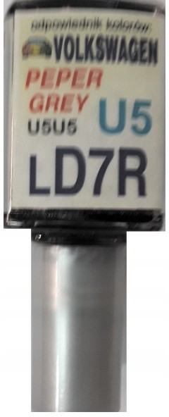 Vw LD7R U5 Peper Grey Lakier Zaprawka Do Rys Ara
