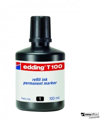 Edding Tusz do markerów pernamentnych 100ml.czarny EDDIND T100001C
