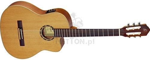 ORTEGA Gitara elektro-klasyczna RCE131SN z pokrowcem i paskiem 2569