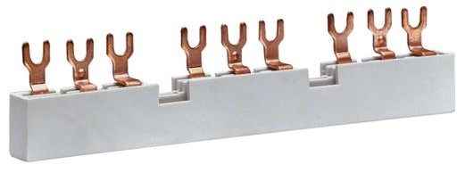 Hager Szyna fazowa widełkowa 3P do 3 wyłączników silnikowych MM5xxN 10 mm2 KD303M KD303M