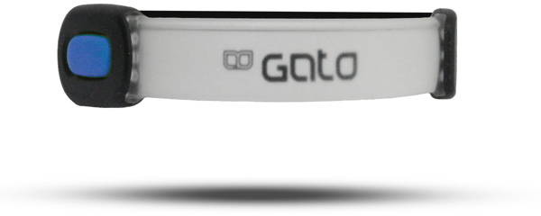 GATO GATO Opaska na ramię GATO SPORTS NEON LED USB niebieska