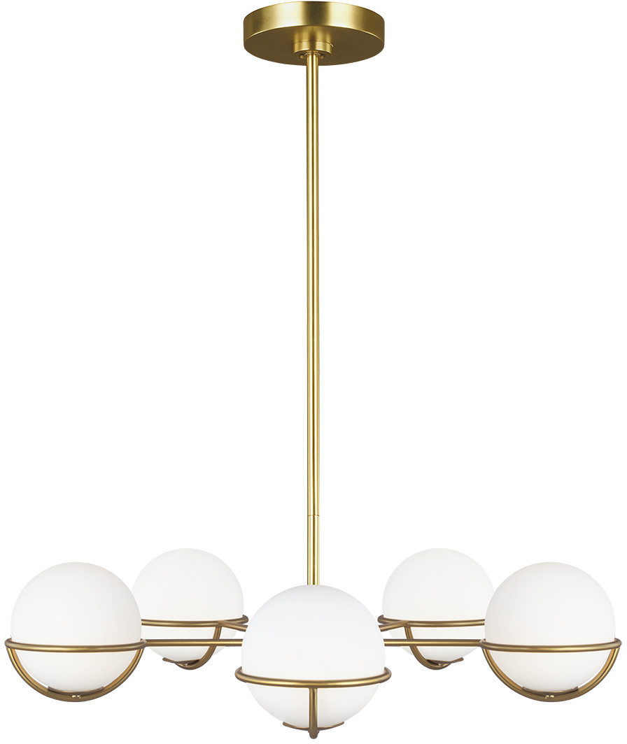 Feiss Apollo lampa wisząca 5 punktowa szklane kule FE-APOLLO5-BB - FE-APOLLO5-BB