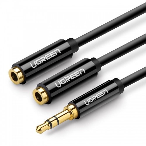 UGREEN Ugreen rozdzielacz słuchawkowy 3,5 mm mini jack AUX 25cm czarny ugreen_20200420151825