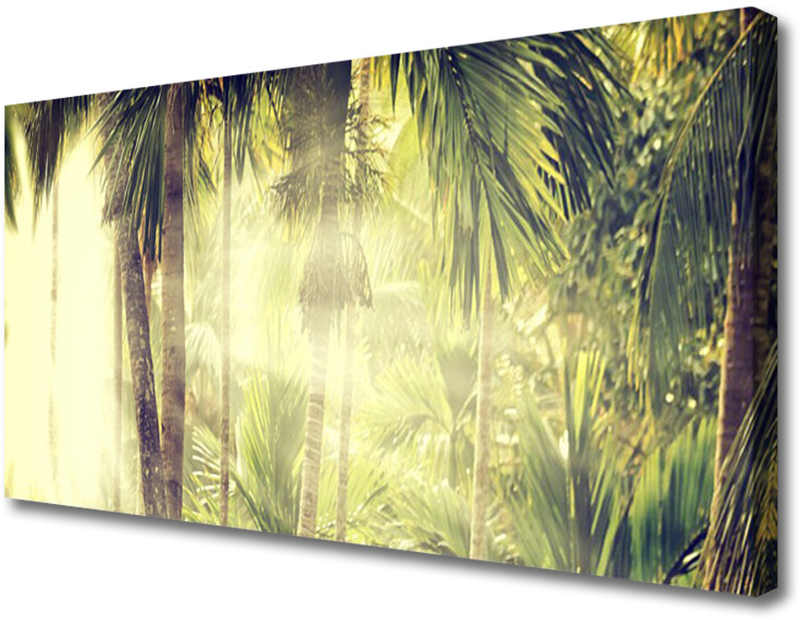 PL Tulup Obraz Canvas Las Palmy Drzewa Natura 140x70cm