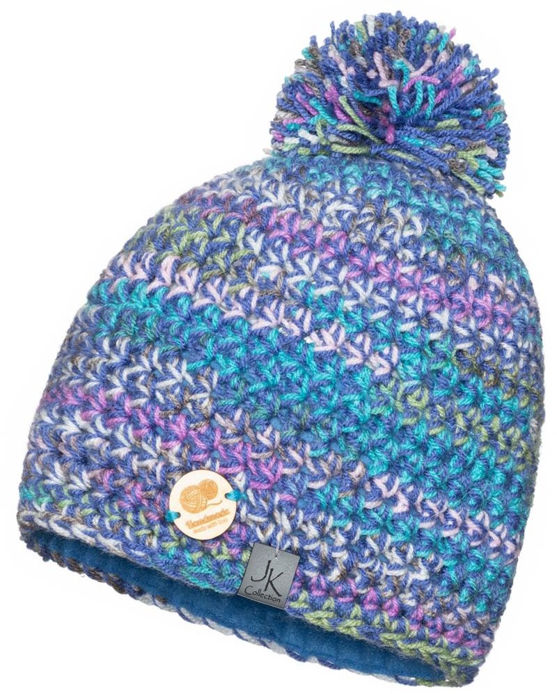 Naturalna czapka zimowa Handmade