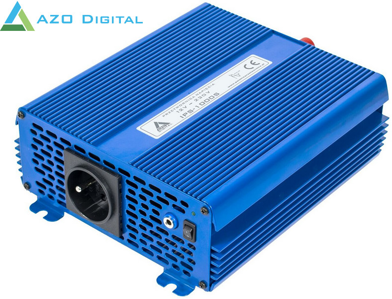 AZO DIGITAL DIGITAL Przetwornica Napięcia IPS-1000S 12V 1000W Sinus IPS-1000S