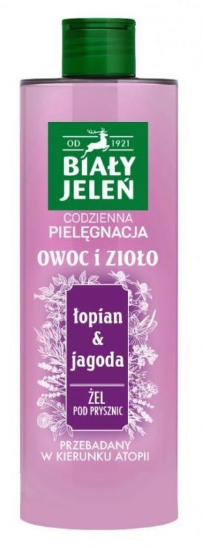 Pollena Owoc i Zioło Żel pod prysznic Łopian i jagoda 400ml