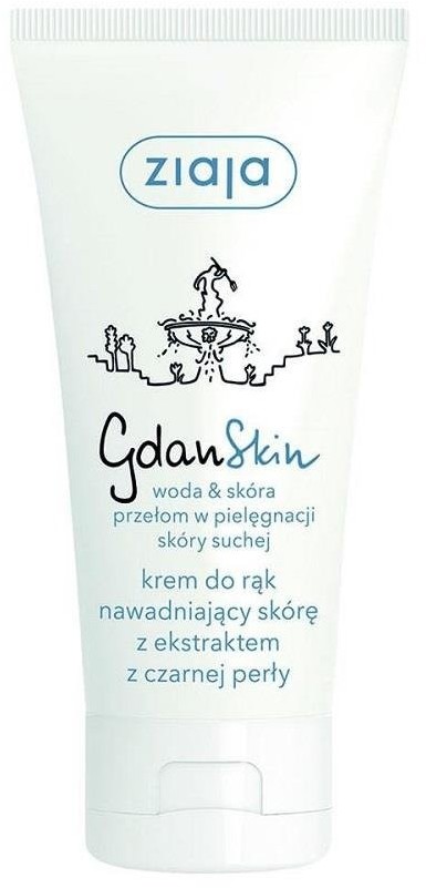 Ziaja GdanSkin krem do rąk nawadniający skórę z ekstraktem z czarnej perły 50ml 86410-uniw
